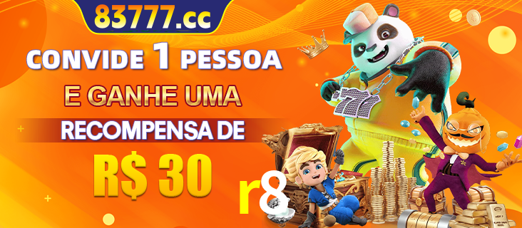 Banner institucional da r8 sobre parceria de marcas e criação de uma marca de excelência, apresentando os mascotes de jogos populares como o Fortune Tiger.